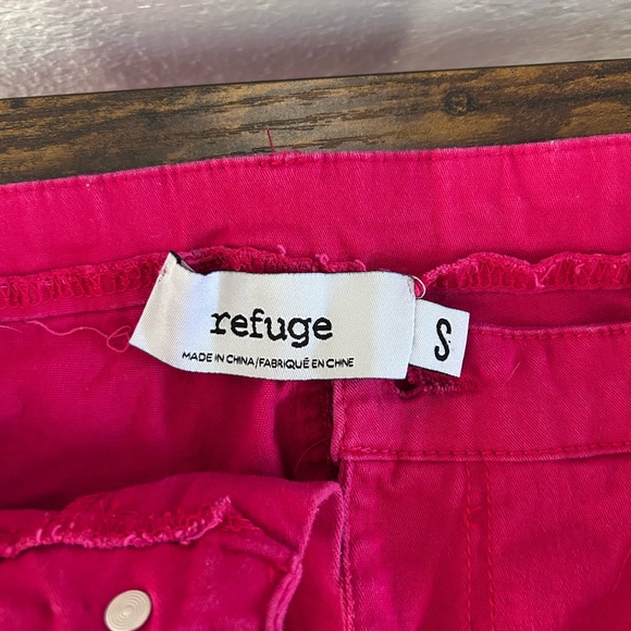 Refuge Hot Pink Denim Pants - Picture 2 of 4